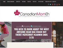 Tablet Screenshot of canadianmomeh.com